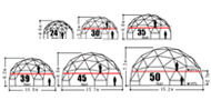 ドームハウスのタイプのイメージ